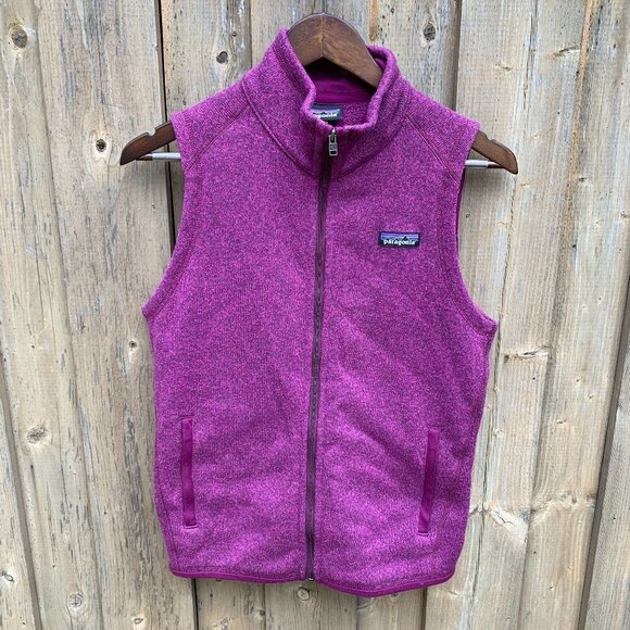 Patagonia Better Sweater Vest Purple Small - Picture 1 of 3
